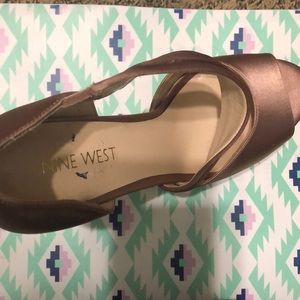 Rose gold high heels,only worn once